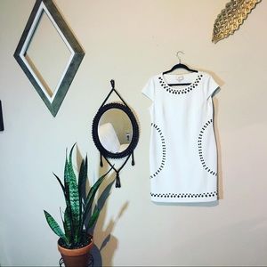 ECI New York cream dress